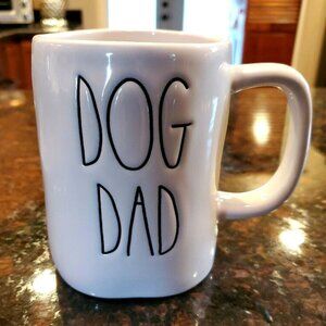 Rae Dunn Artisan Collection DOG DAD Coffee Mug